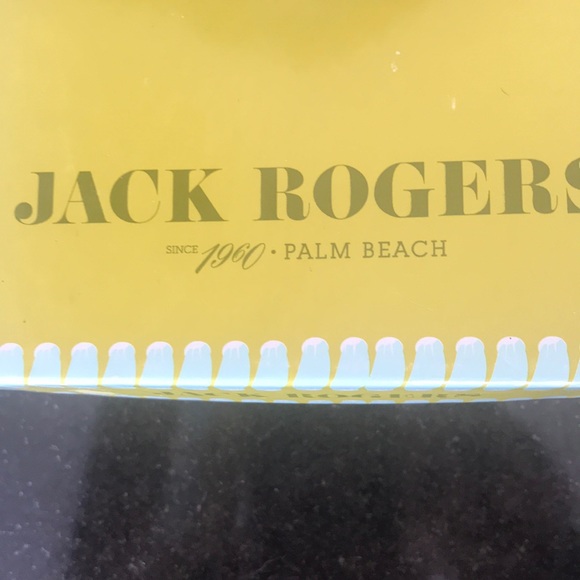 Jack Rogers rubber sandals in navy w/ red trim - Picture 4 of 4